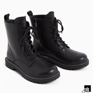Torrid Stevie Lace-Up Combat Boot (WW)